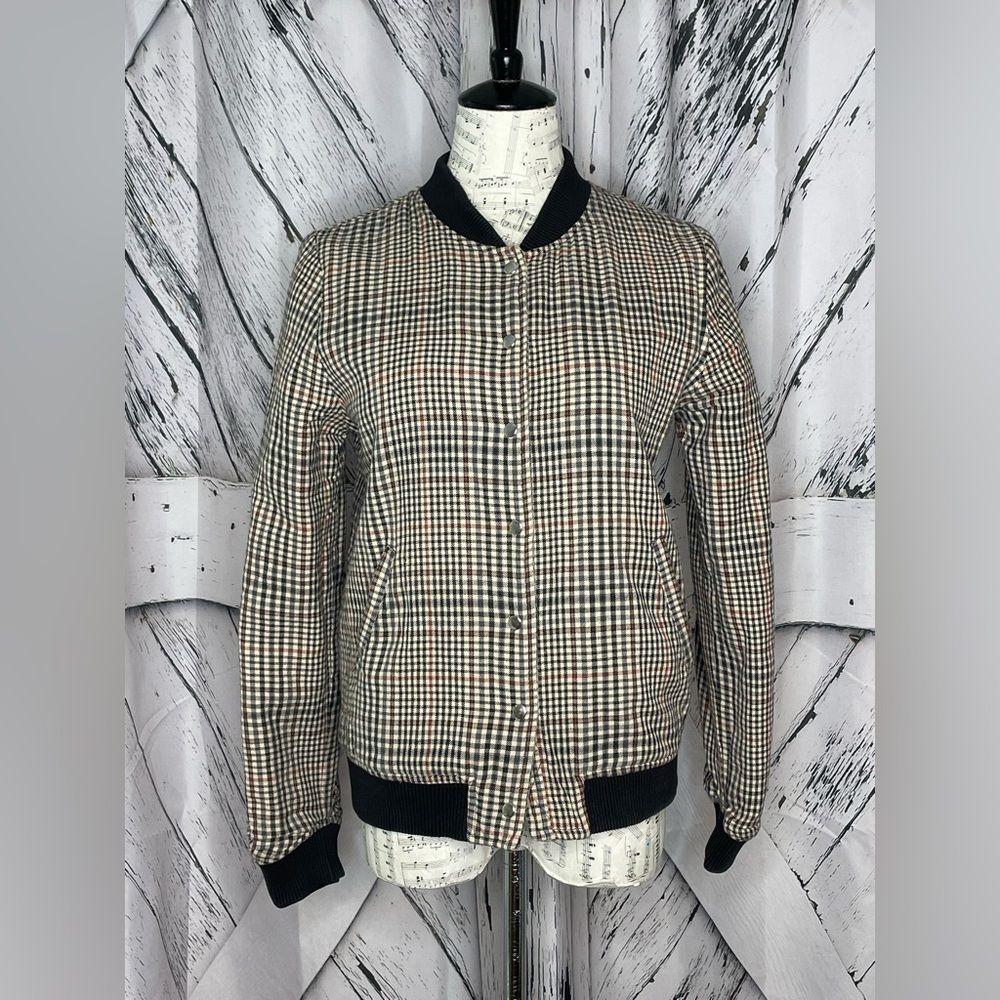 Karl Marc John Checked Bomber Jacket S